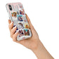 Digital Hearts Photo Upload with Text iPhone X Bumper Case on Silver iPhone Alternative Image 2