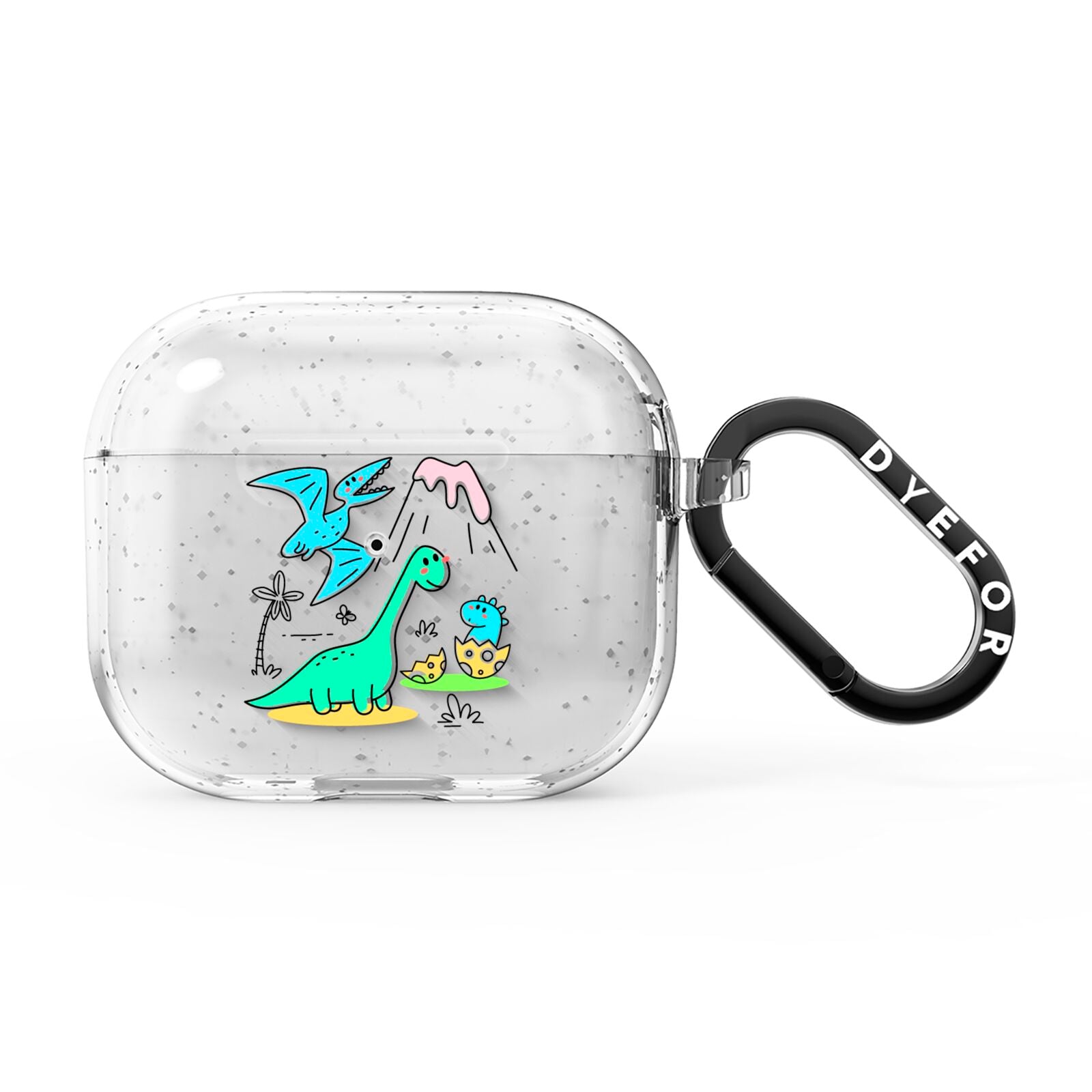 Dinosaur AirPods Glitter Case 3rd Gen