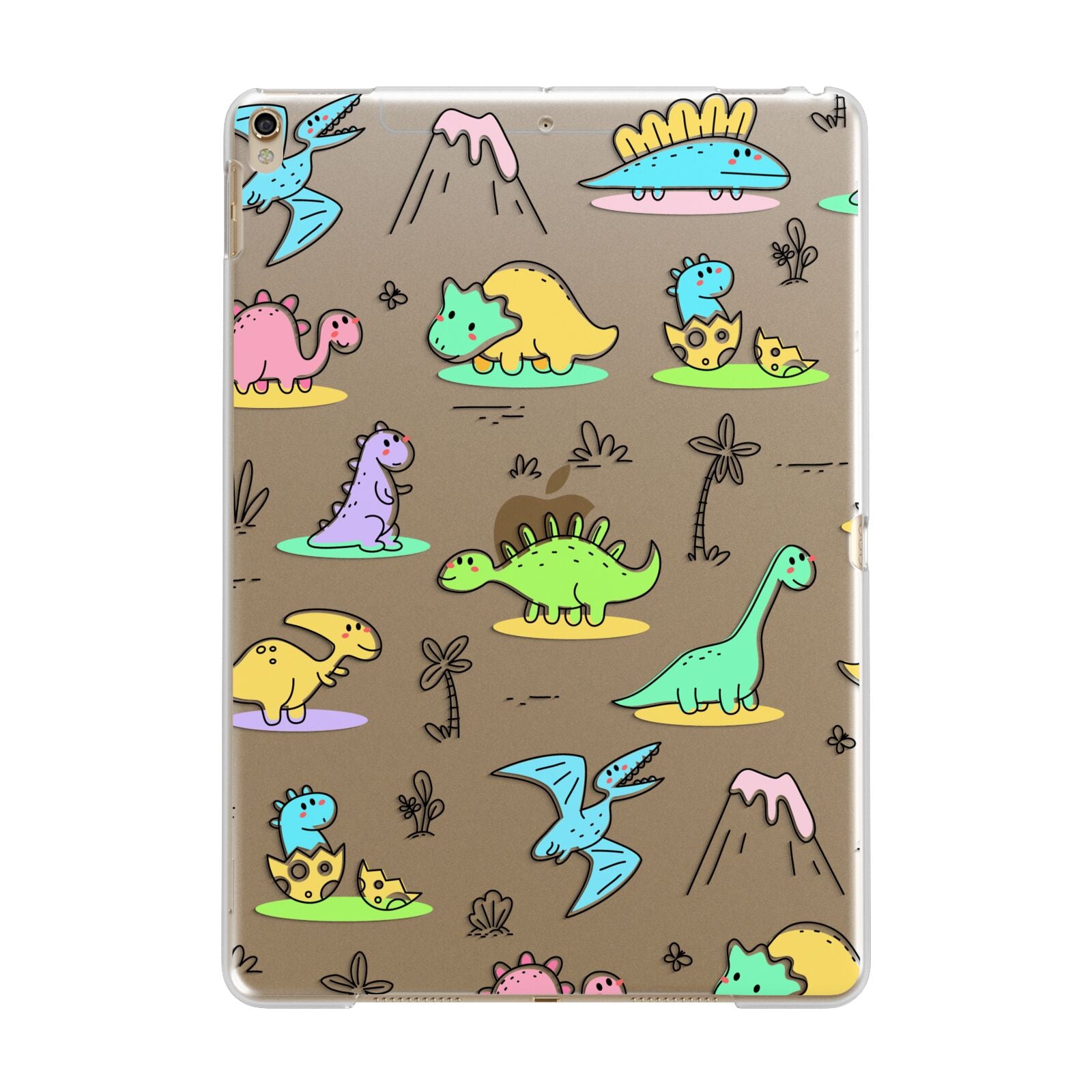 Dinosaur Apple iPad Gold Case