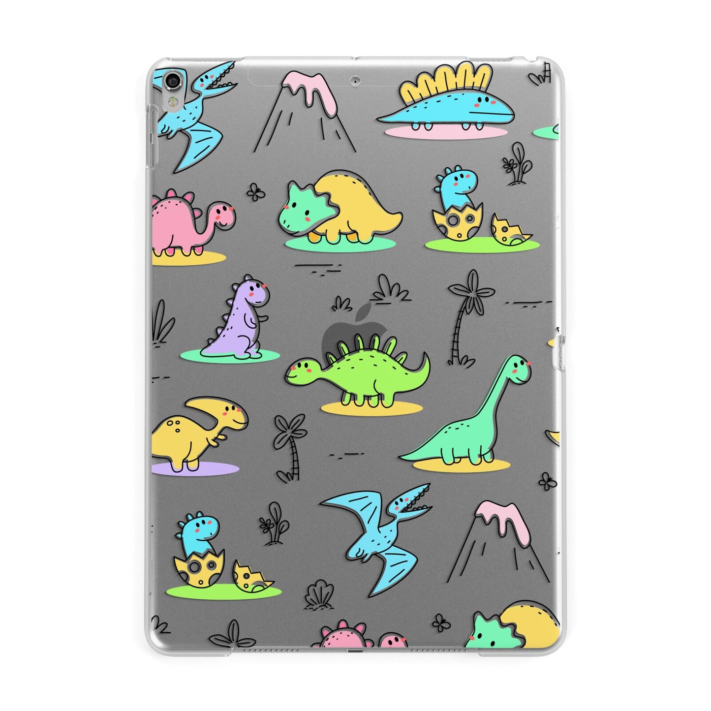 Dinosaur Apple iPad Silver Case
