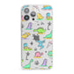 Dinosaur iPhone 13 Pro Max Clear Bumper Case