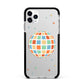 Disco Ball Apple iPhone 11 Pro Max in Silver with Black Impact Case