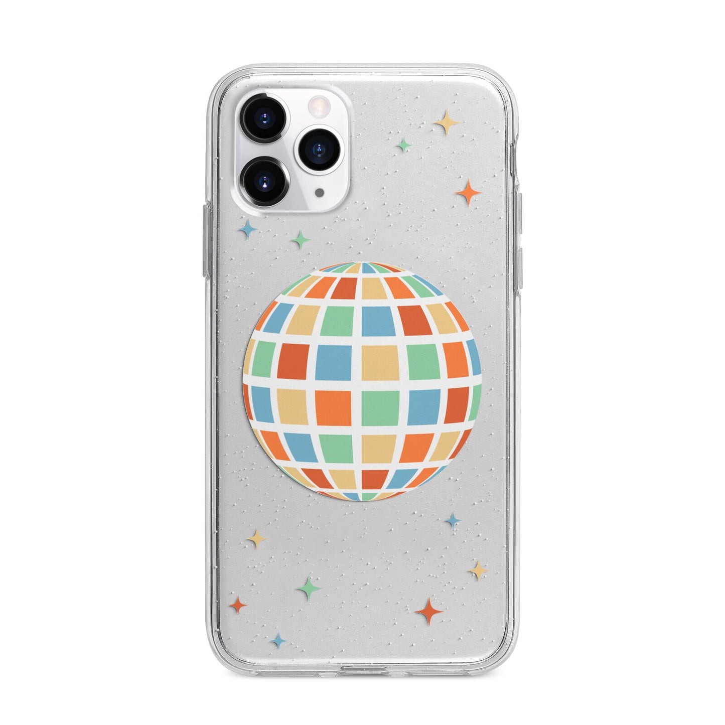 Disco Ball Apple iPhone 11 Pro Max in Silver with Bumper Case