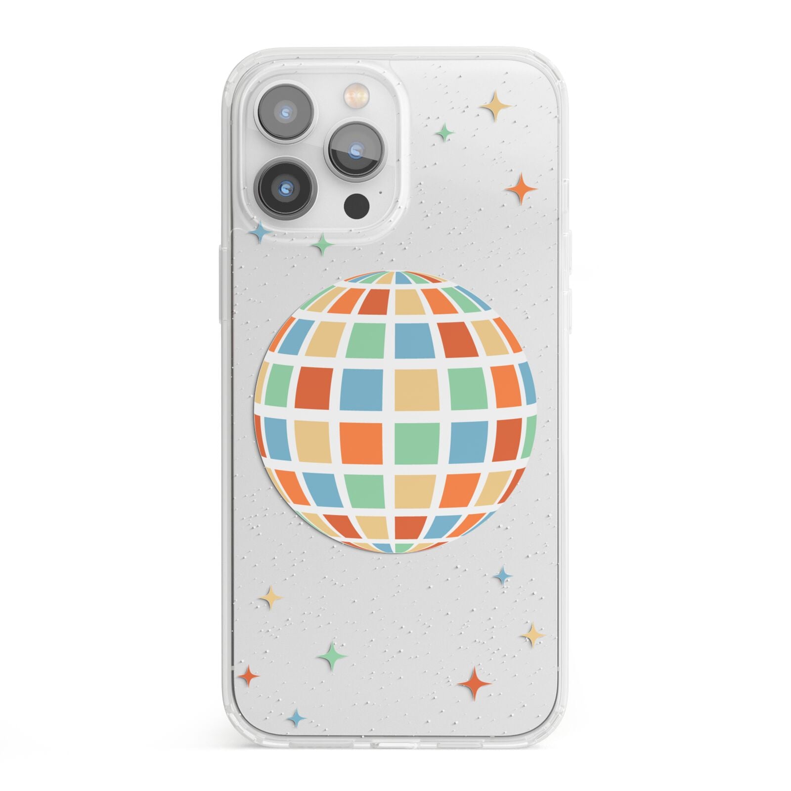 Disco Ball iPhone 13 Pro Max Clear Bumper Case