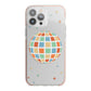 Disco Ball iPhone 13 Pro Max TPU Impact Case with Pink Edges