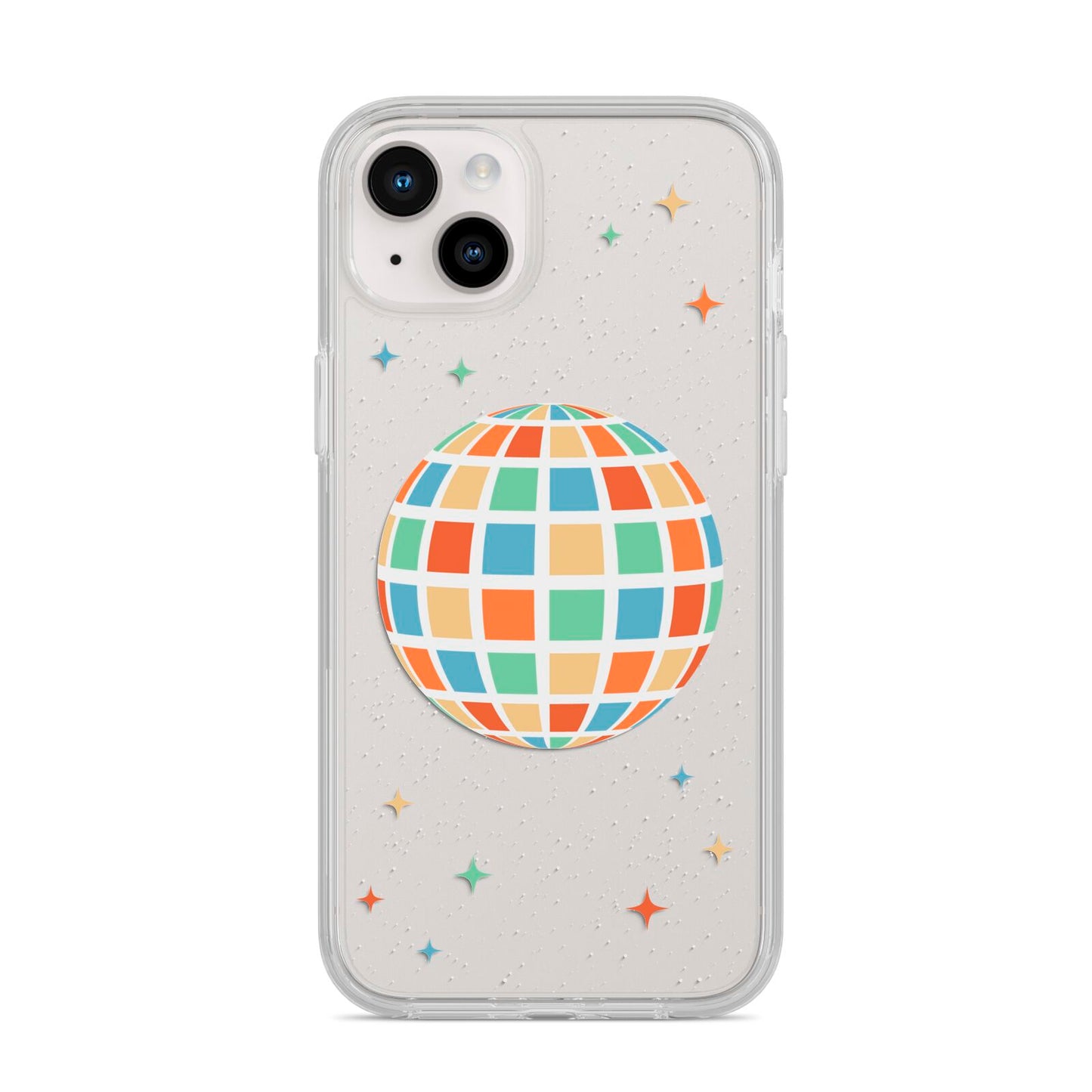 Disco Ball iPhone 14 Plus Clear Tough Case Starlight