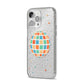 Disco Ball iPhone 14 Pro Max Glitter Tough Case Silver Angled Image
