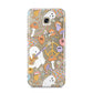 Disco Ghosts Samsung Galaxy A5 2017 Case on gold phone