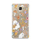 Disco Ghosts Samsung Galaxy A9 2016 Case on gold phone