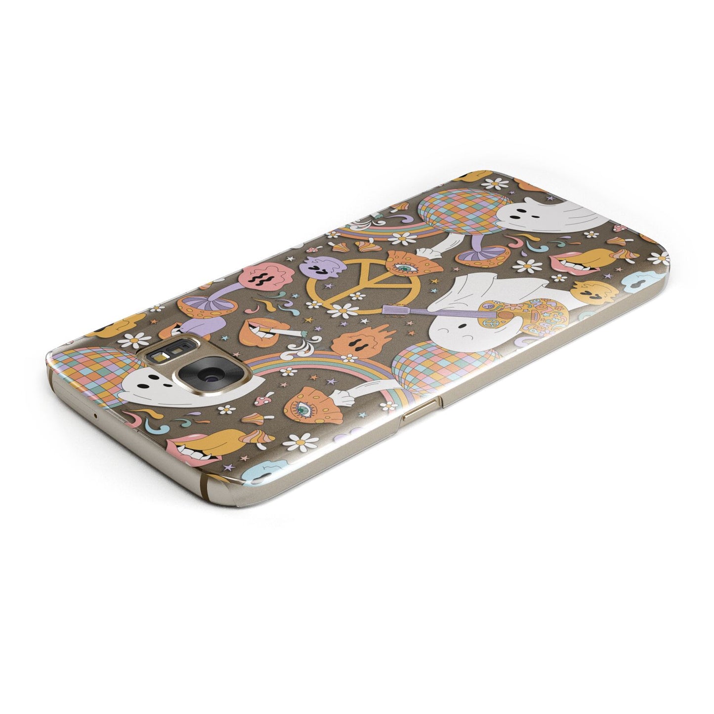 Disco Ghosts Samsung Galaxy Case Top Cutout