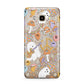 Disco Ghosts Samsung Galaxy J7 2016 Case on gold phone