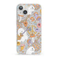 Disco Ghosts iPhone 13 Clear Bumper Case