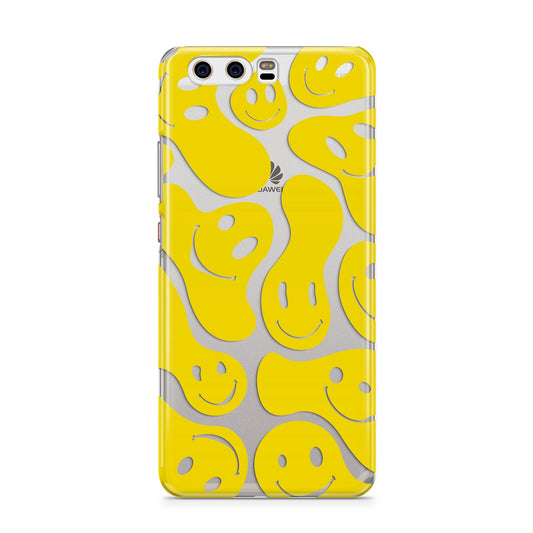 Distorted Smiley Face Huawei P10 Phone Case