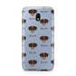 Dobermann Icon with Name Samsung Galaxy J3 2017 Case