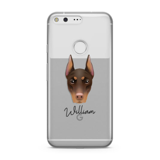 Dobermann Personalised Google Pixel Case