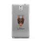 Dobermann Personalised Samsung Galaxy Note 3 Case