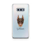 Dobermann Personalised Samsung Galaxy S10E Case