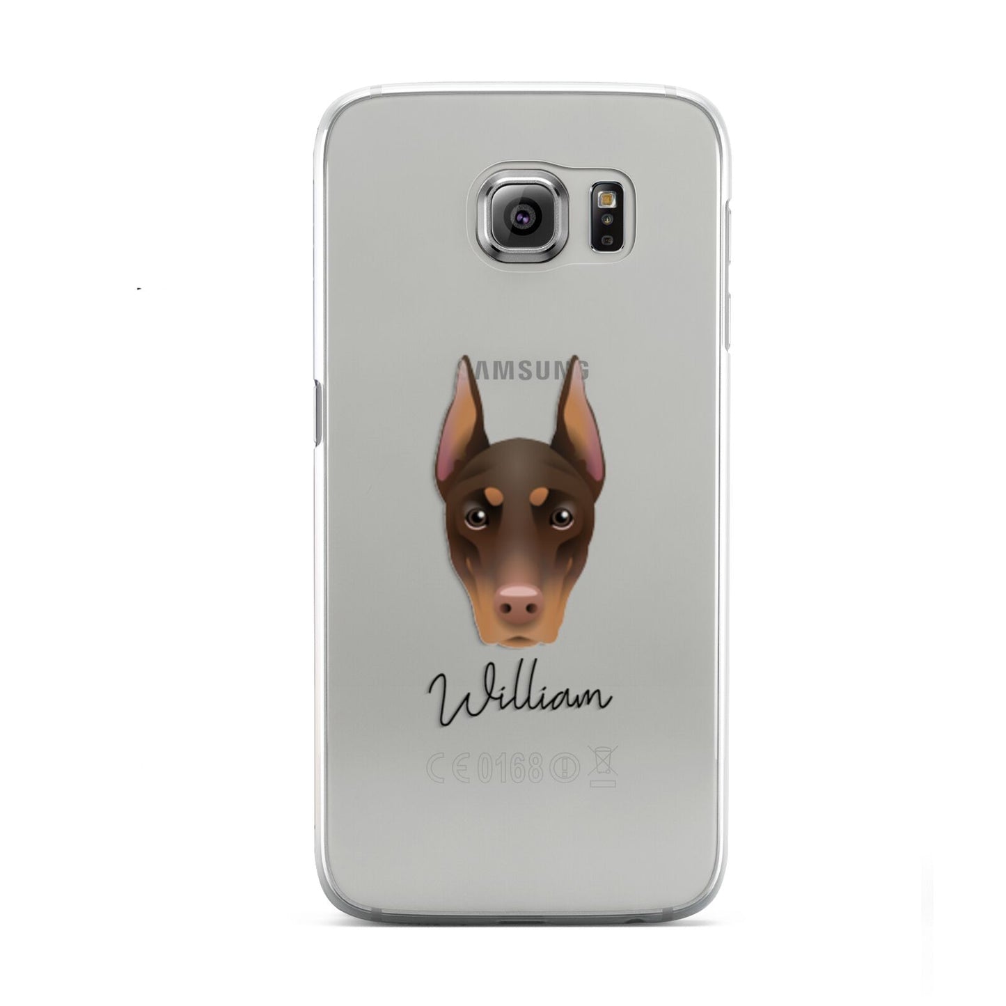 Dobermann Personalised Samsung Galaxy S6 Case