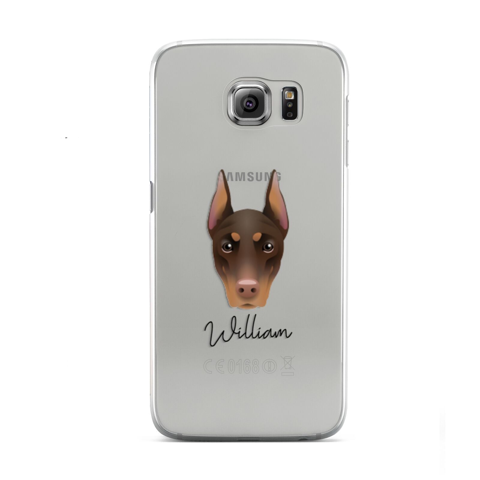 Dobermann Personalised Samsung Galaxy S6 Case