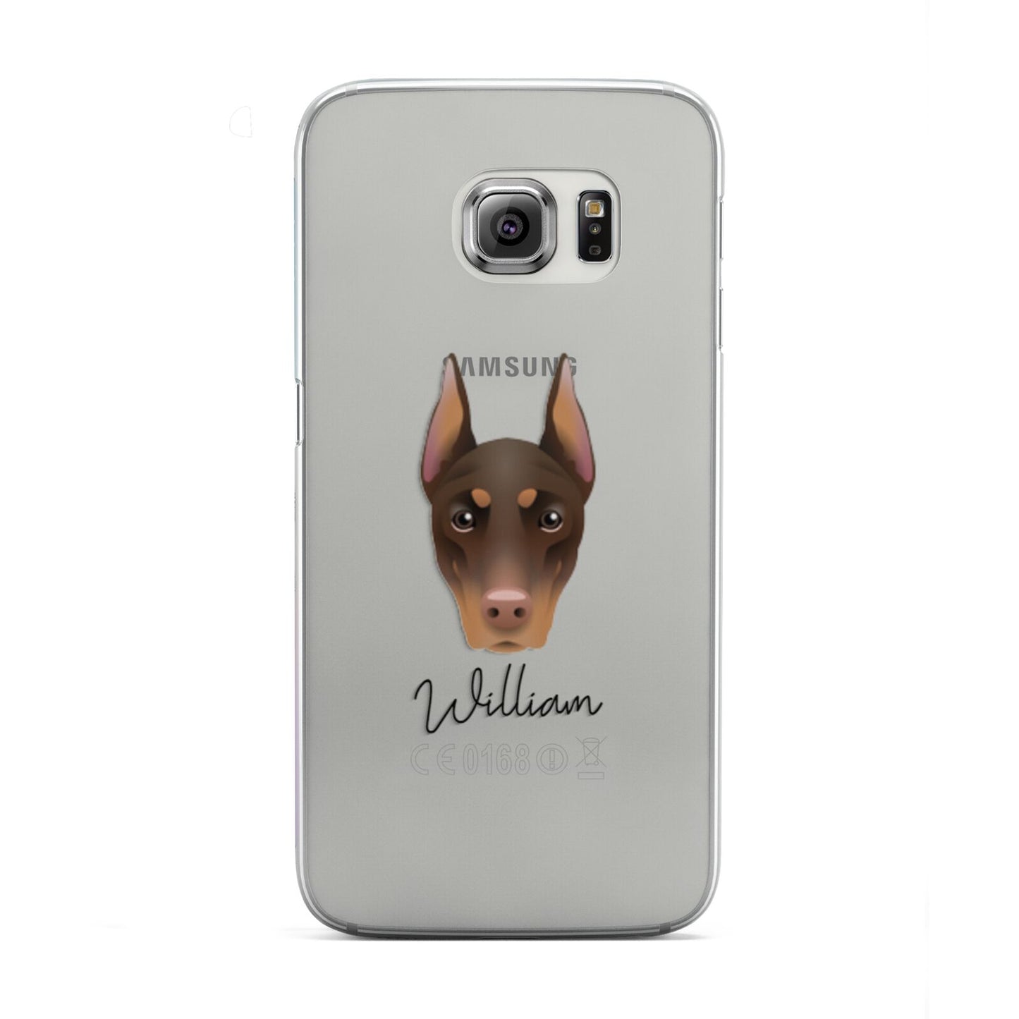 Dobermann Personalised Samsung Galaxy S6 Edge Case