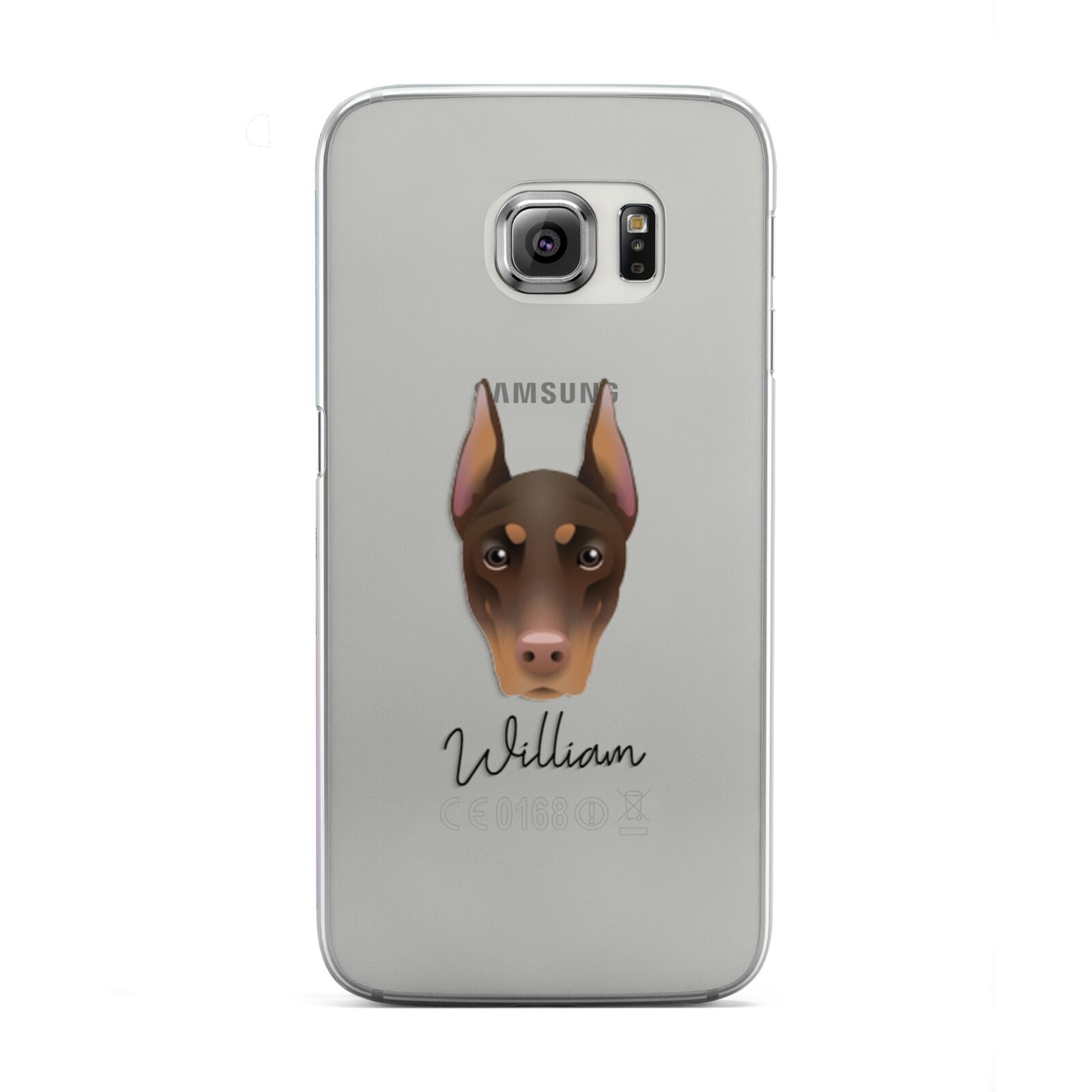 Dobermann Personalised Samsung Galaxy S6 Edge Case