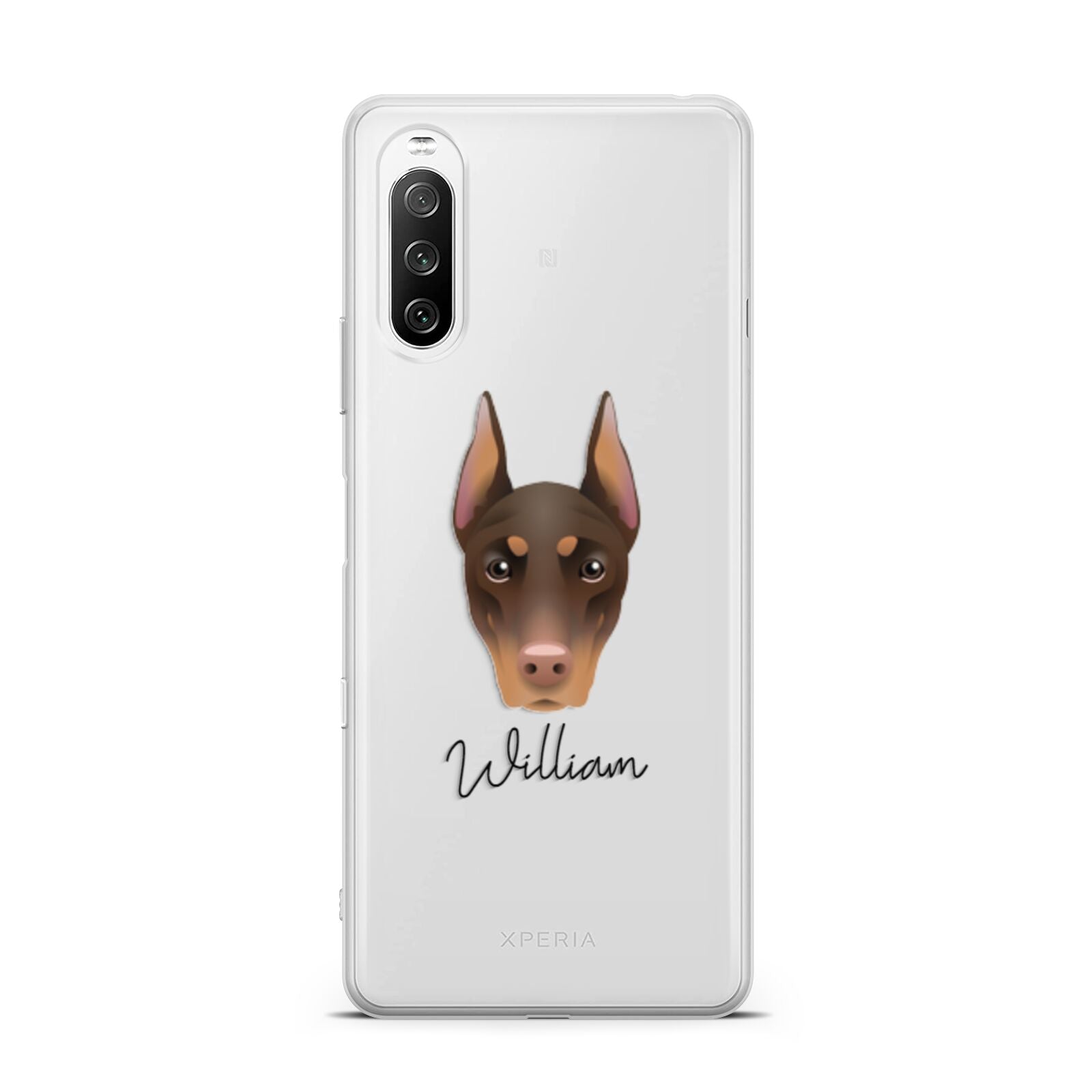 Dobermann Personalised Sony Xperia 10 III Case