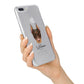 Dobermann Personalised iPhone 7 Plus Bumper Case on Silver iPhone Alternative Image