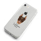 Dobermann Personalised iPhone 8 Bumper Case on Silver iPhone Alternative Image