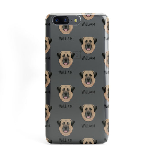 Dog Icon with Name OnePlus Case