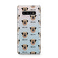Dog Icon with Name Protective Samsung Galaxy Case