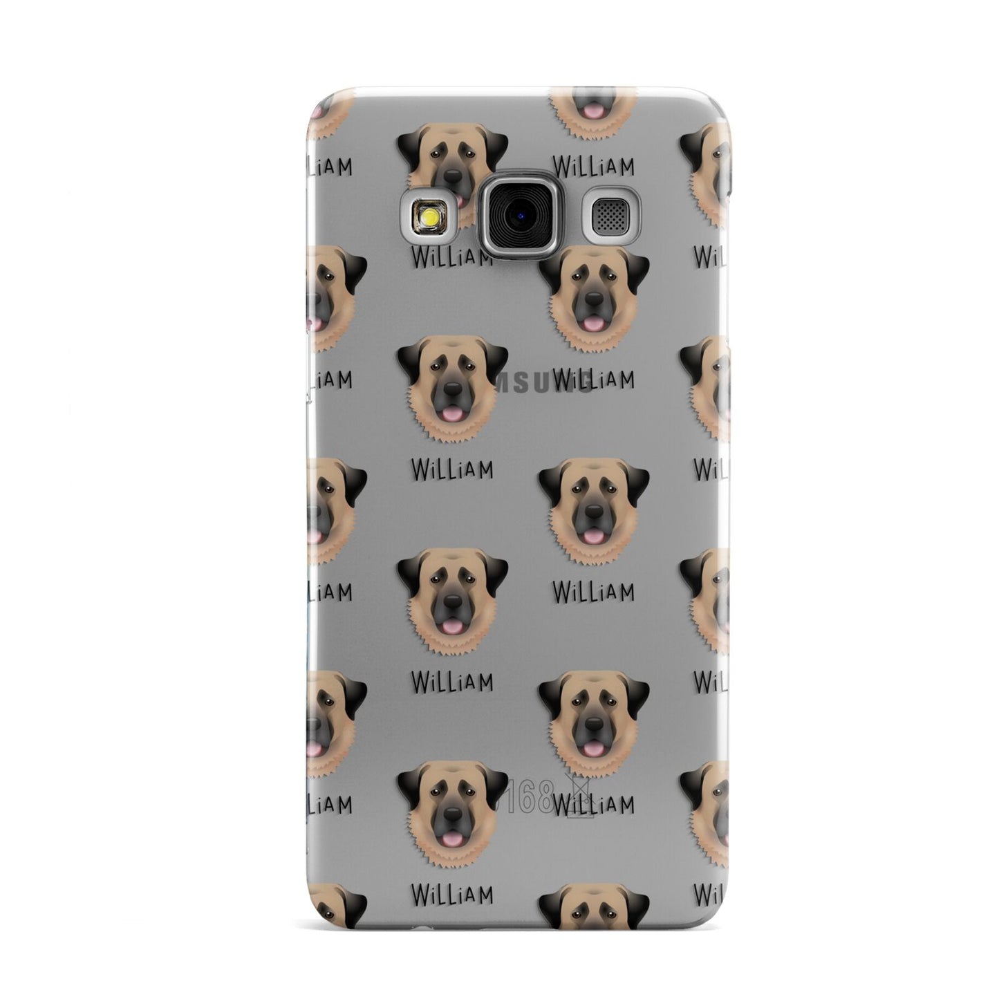 Dog Icon with Name Samsung Galaxy A3 Case
