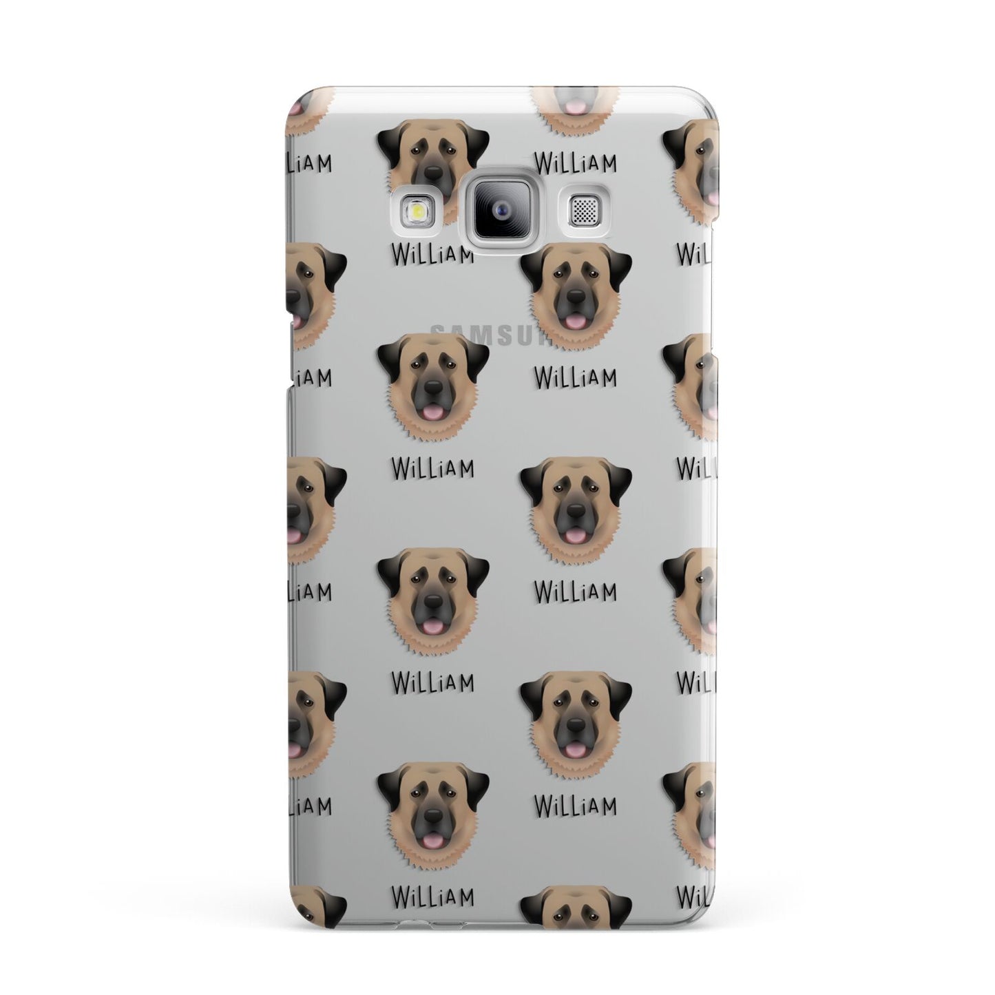 Dog Icon with Name Samsung Galaxy A7 2015 Case