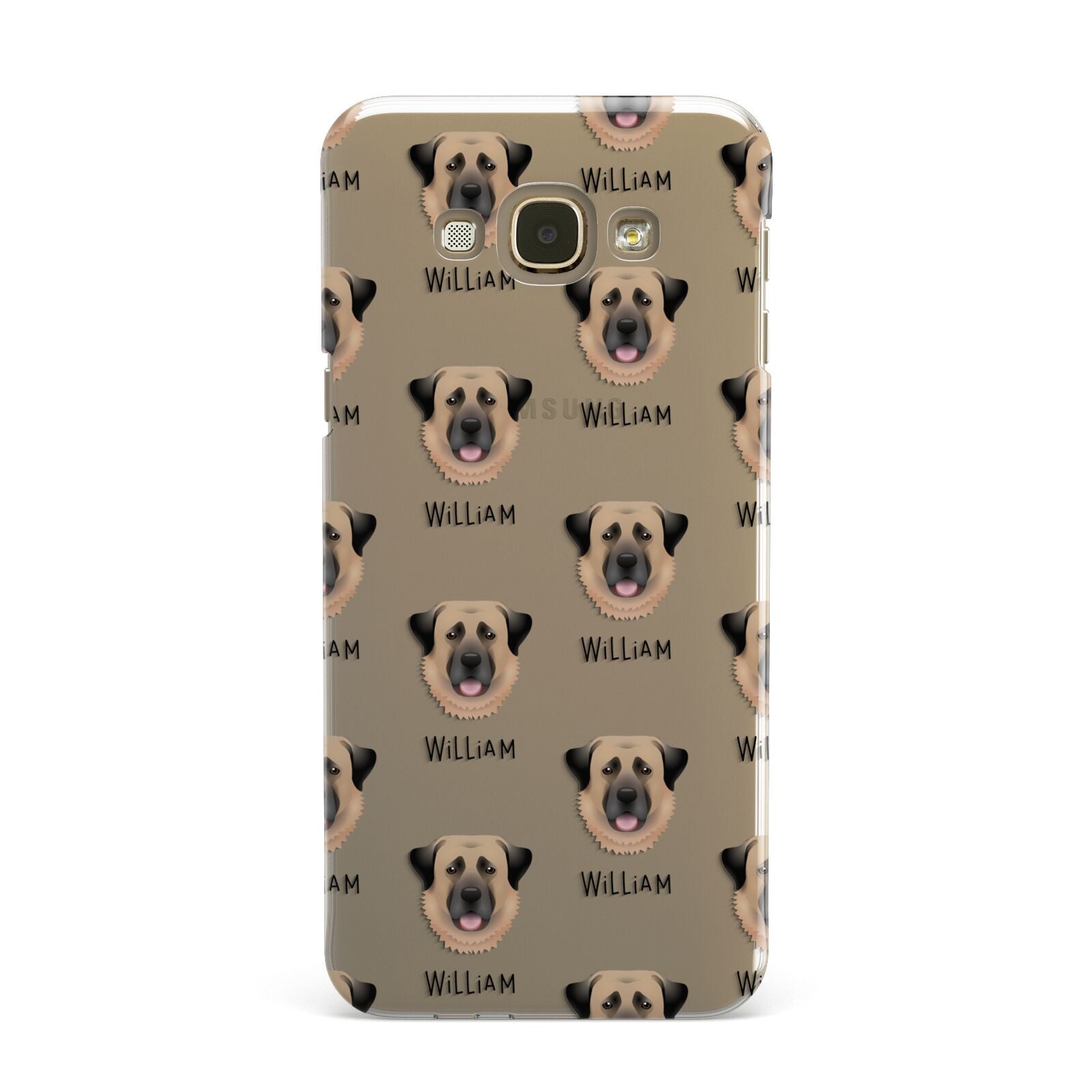 Dog Icon with Name Samsung Galaxy A8 Case