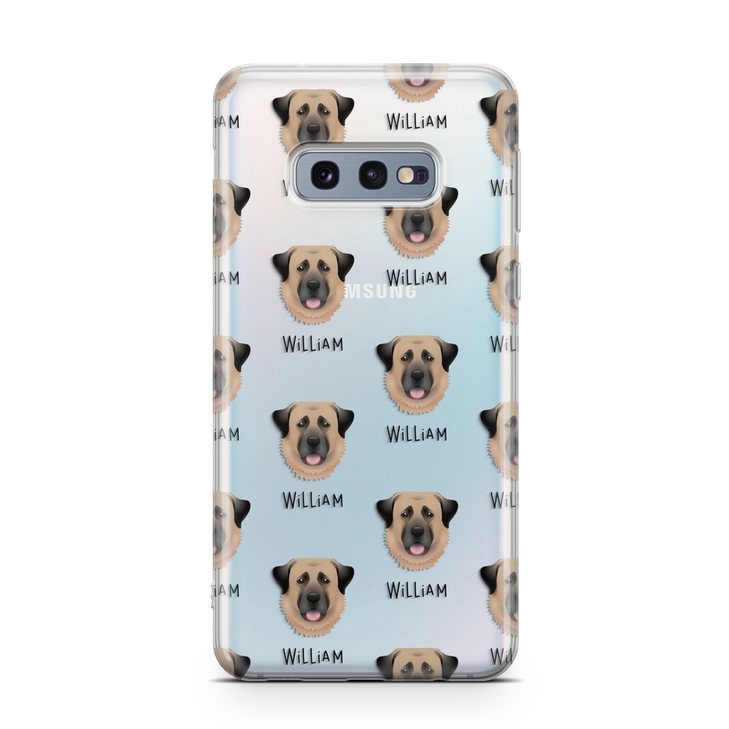 Dog Icon with Name Samsung Galaxy S10E Case