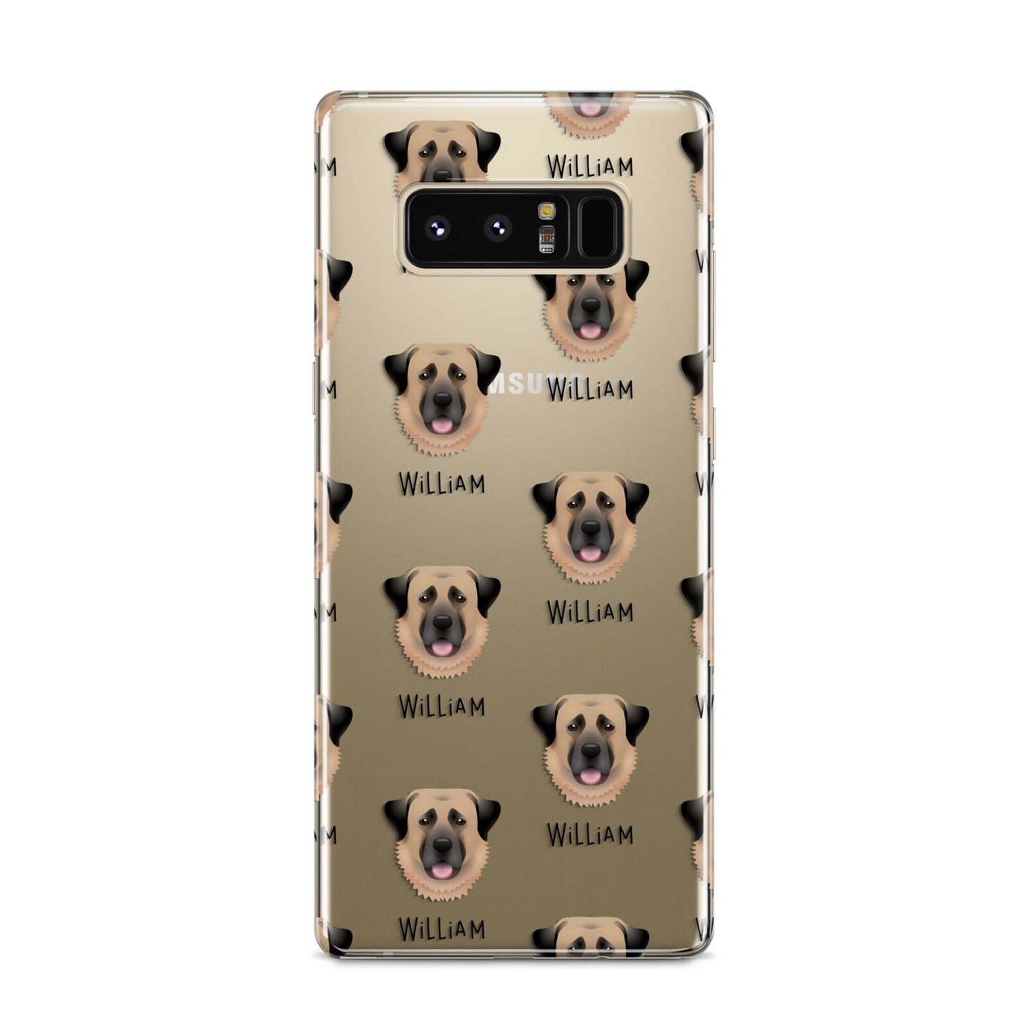 Dog Icon with Name Samsung Galaxy S8 Case