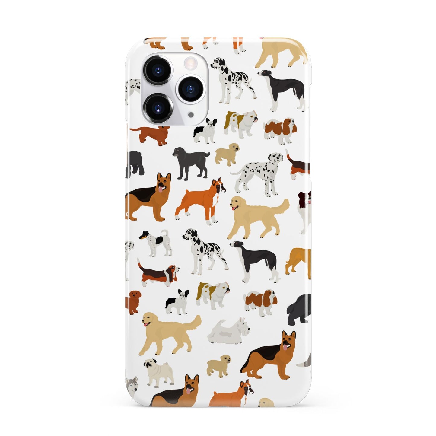 Dog Illustration iPhone 11 Pro 3D Snap Case