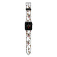 Dog Photo Face Apple Watch Strap with Silver Hardware