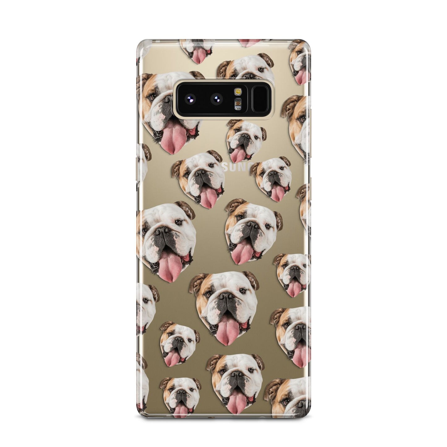 Dog Photo Face Samsung Galaxy Note 8 Case