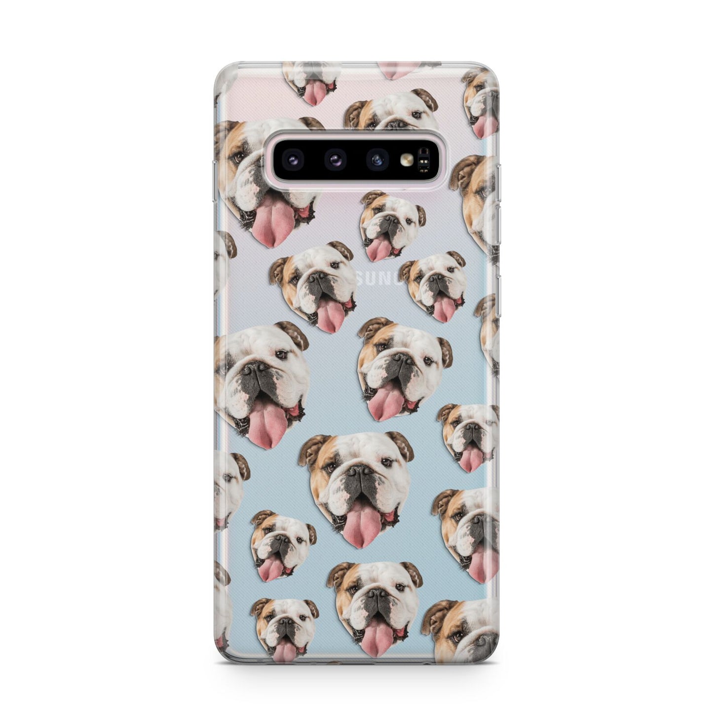 Dog Photo Face Samsung Galaxy S10 Plus Case
