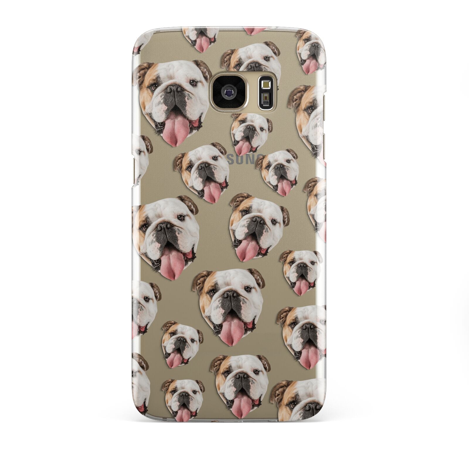 Dog Photo Face Samsung Galaxy S7 Edge Case