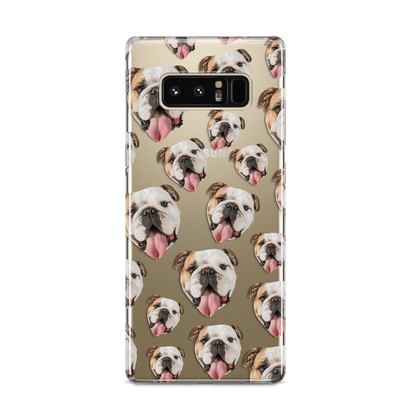 Dog Photo Face Samsung Galaxy S8 Case