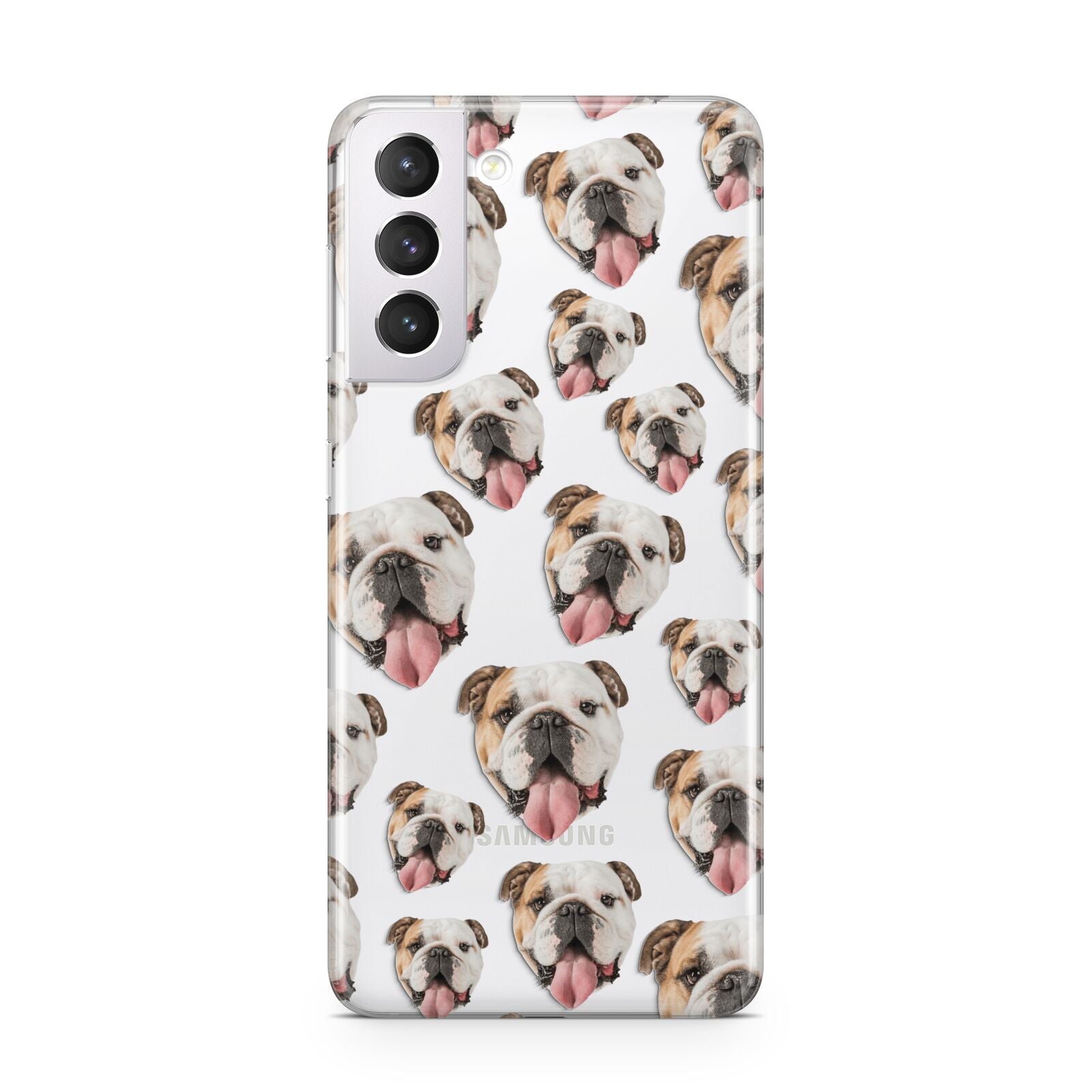 Dog Photo Face Samsung S21 Case
