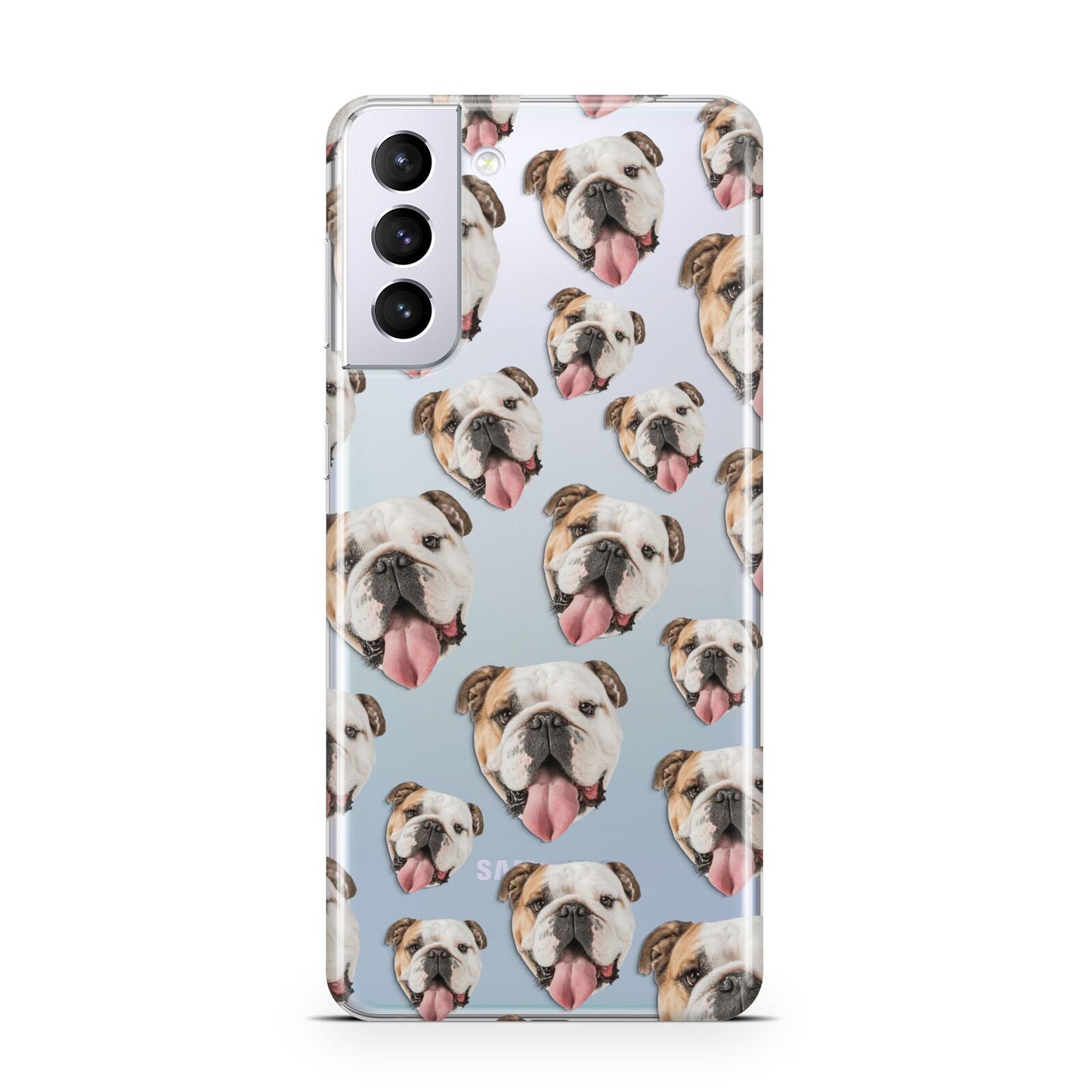 Dog Photo Face Samsung S21 Plus Case