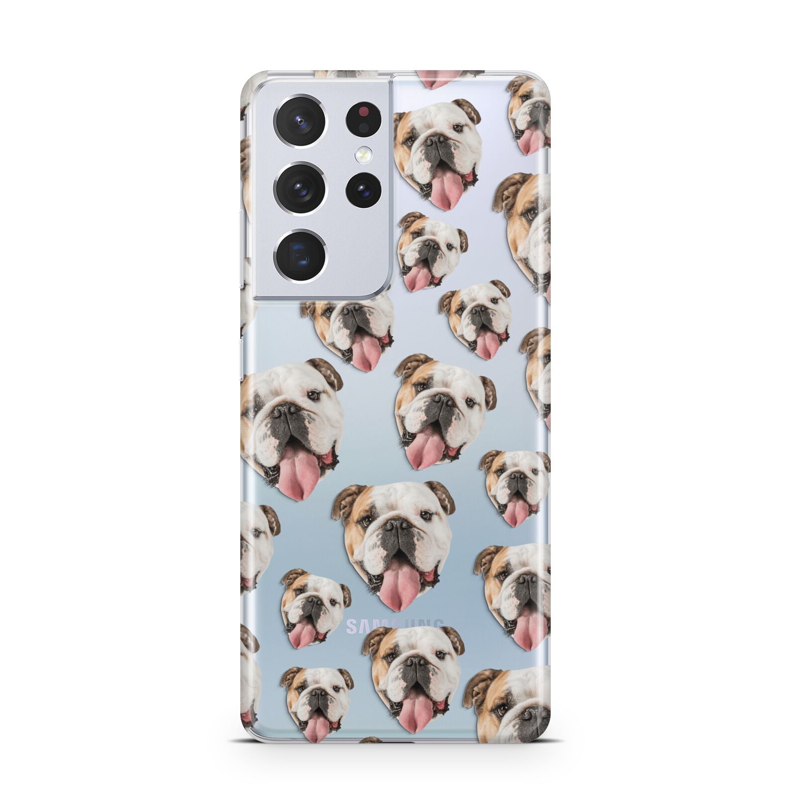 Dog Photo Face Samsung S21 Ultra Case