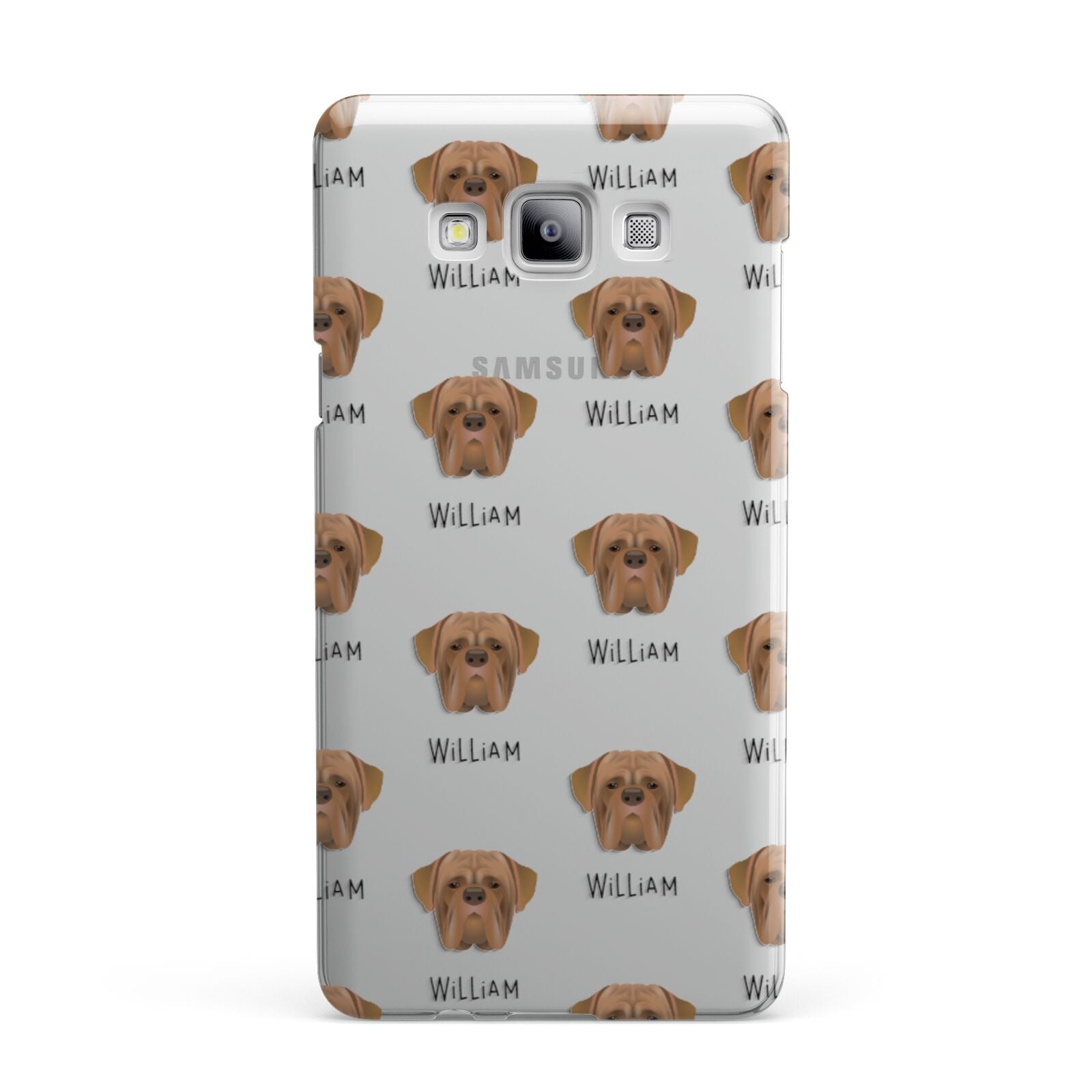 Dogue de Bordeaux Icon with Name Samsung Galaxy A7 2015 Case