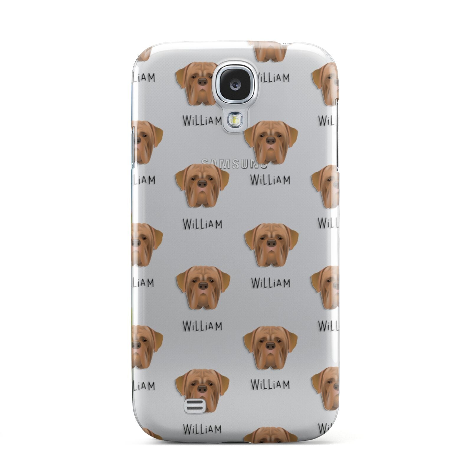 Dogue de Bordeaux Icon with Name Samsung Galaxy S4 Case