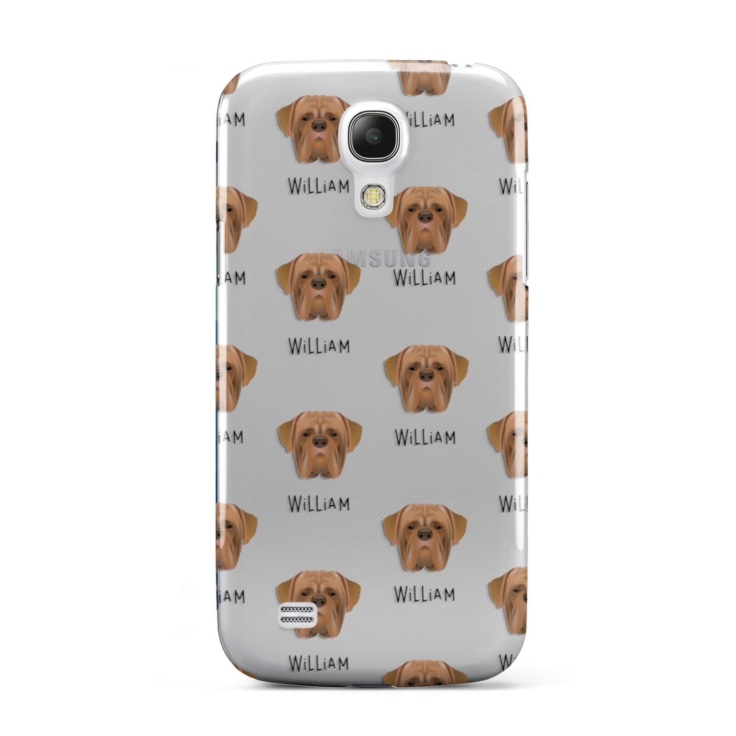 Dogue de Bordeaux Icon with Name Samsung Galaxy S4 Mini Case