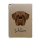 Dogue de Bordeaux Personalised Apple iPad Gold Case