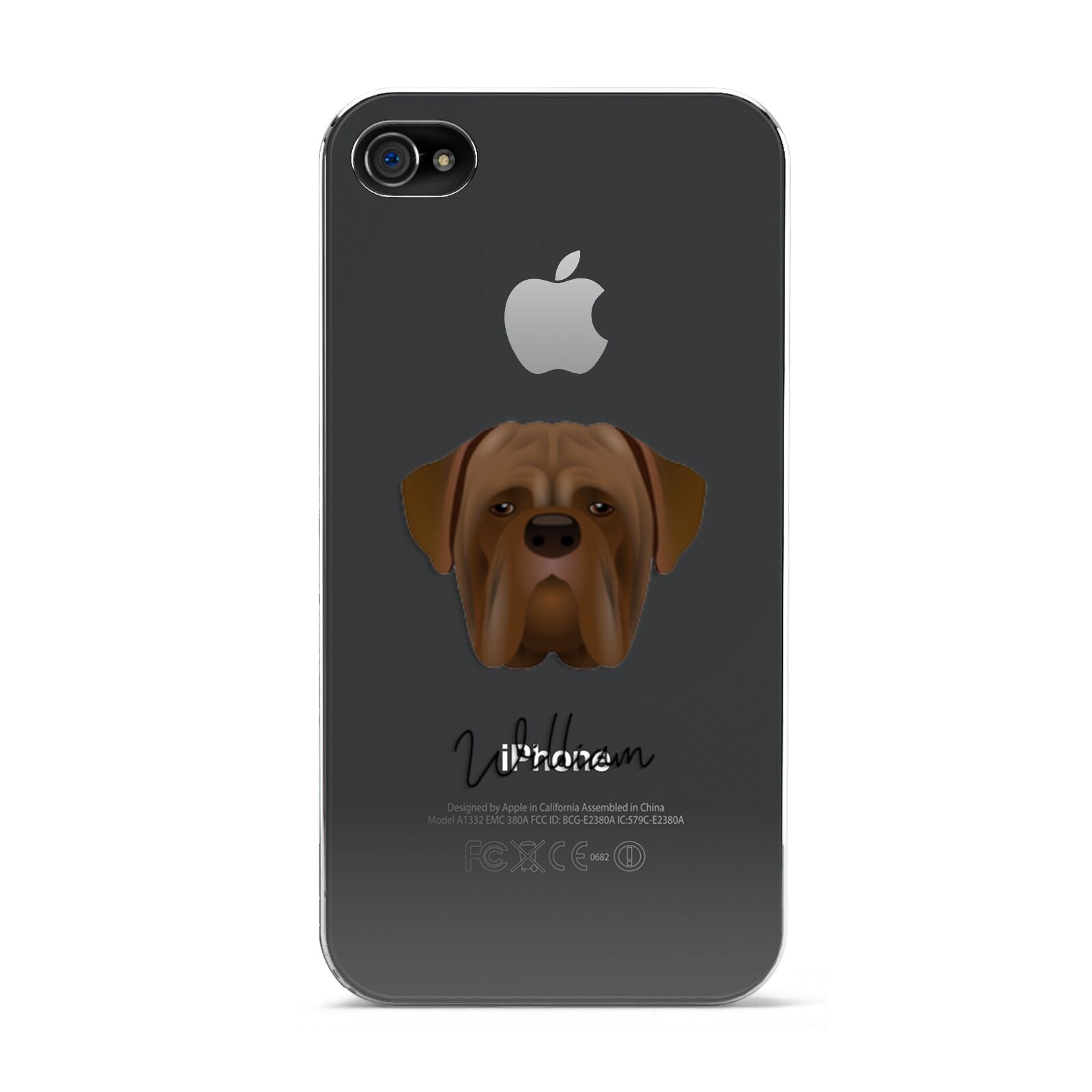 Dogue de Bordeaux Personalised Apple iPhone 4s Case