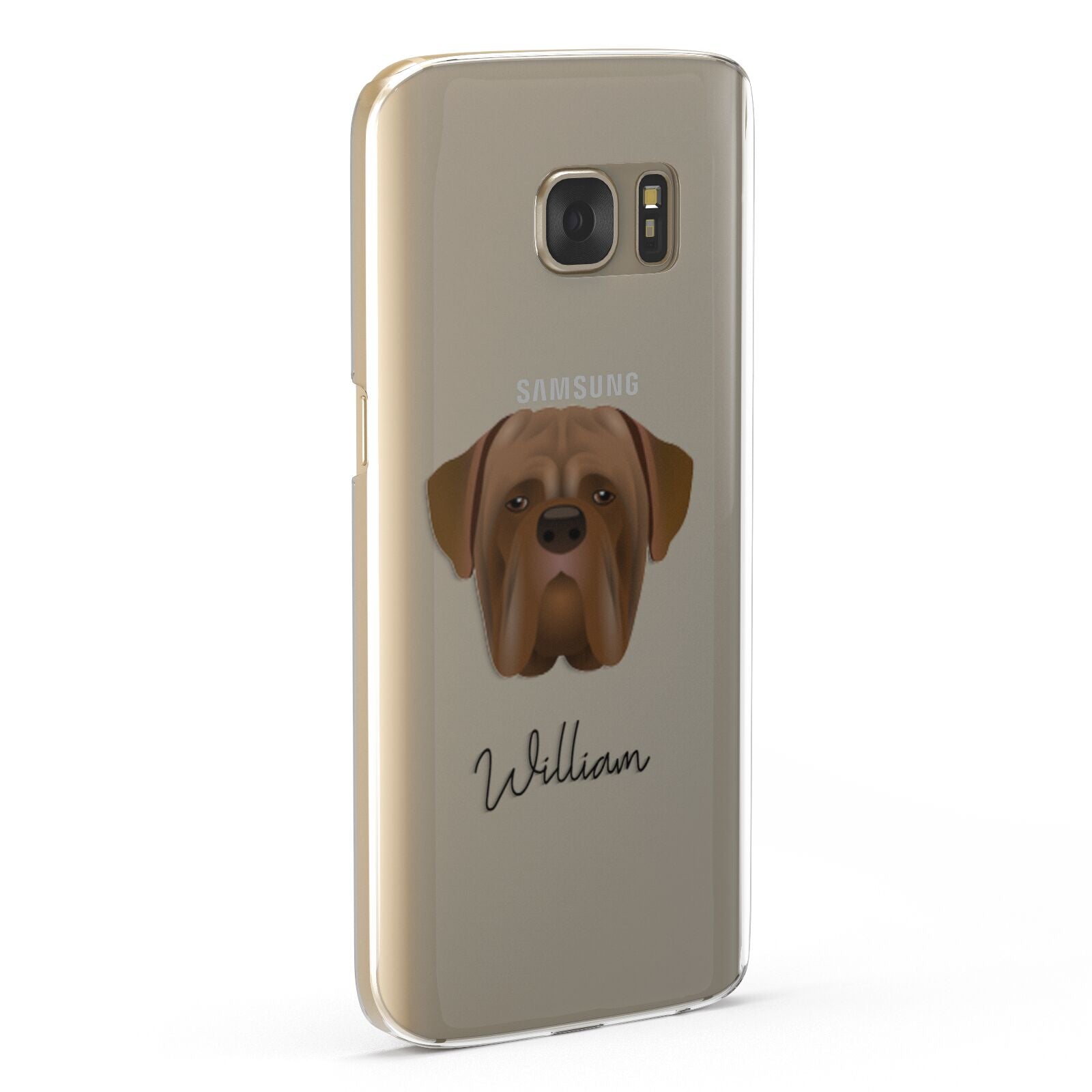 Dogue de Bordeaux Personalised Samsung Galaxy Case Fourty Five Degrees